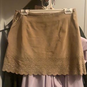 Express suede mini  skirt